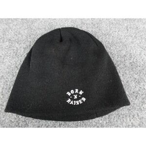 Born‎ x Raised Black Knit Beanie Hat Embroidered Logo